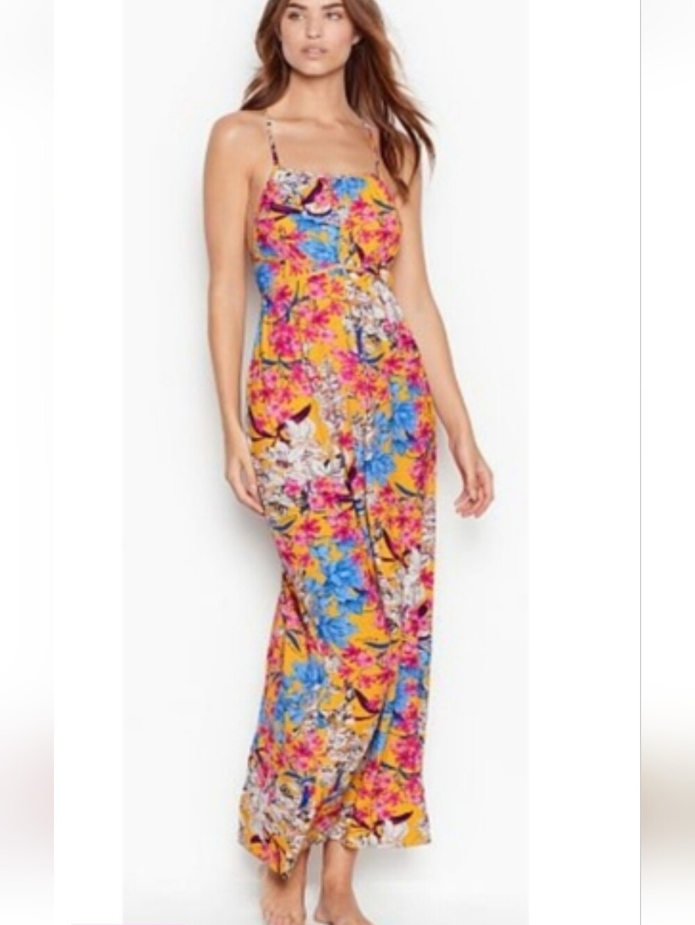 Designer Floral Maxi Dress
